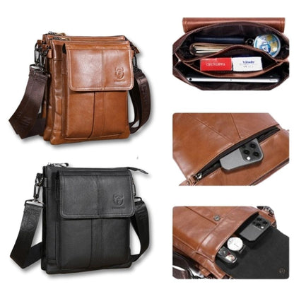 Sacoche Cuir Marron Homme | Captain
