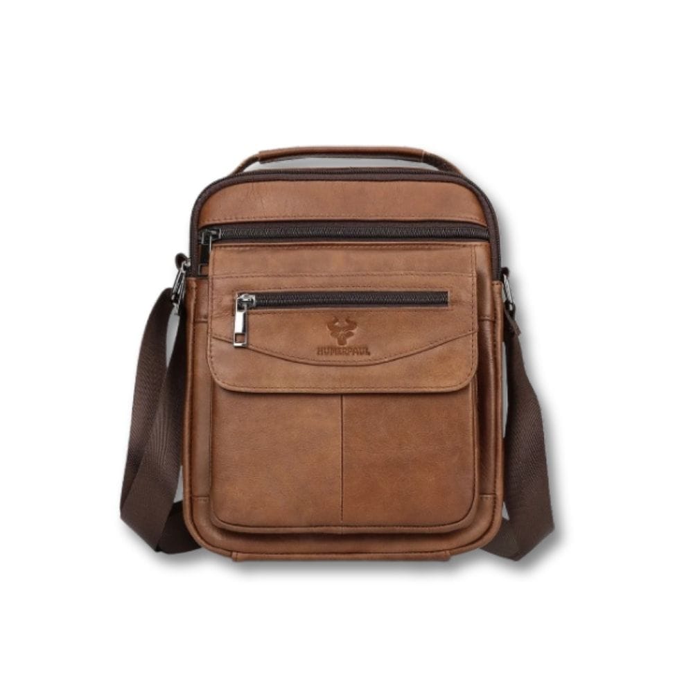 Sacoche Cuir | Mistral 2 coloris Marron / Cuir