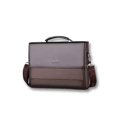 Sacoche Cuir Porte Document | Gaelric Brun / Cuir
