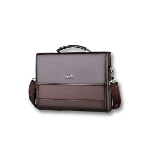 Sacoche Cuir Porte Document | Gaelric Brun / Cuir
