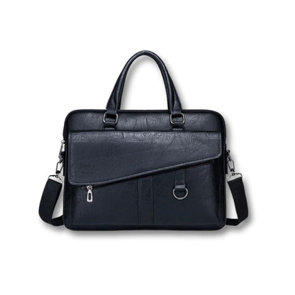 Sacoche Cuir Porte Documents ordinateur | Jeep Noir / Cuir