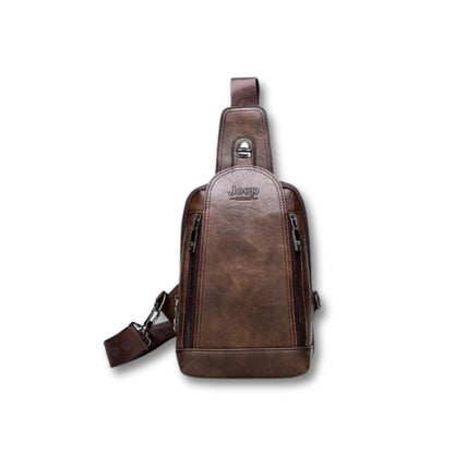 Sacoche Cuir Souple | Cael  Marron / Cuir