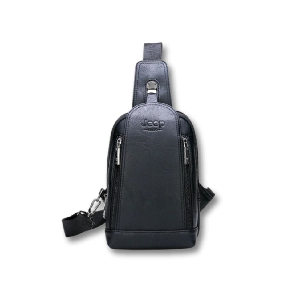 Sacoche Cuir Souple | Cael  Noir / Cuir