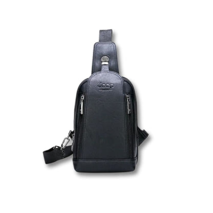 Sacoche Cuir Souple | Cael  Noir / Cuir