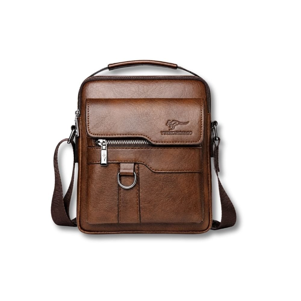 Sacoche Cuir Vintage | Kangaroo Marron