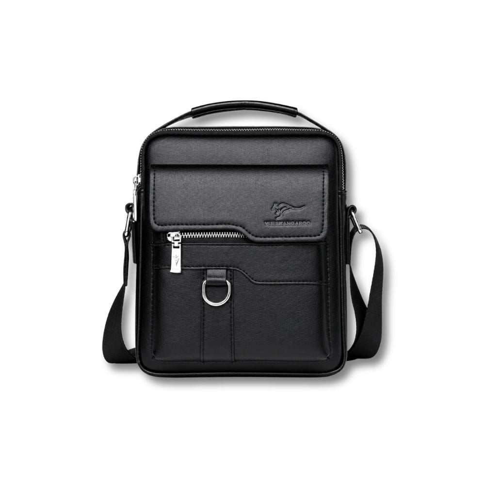 Sacoche Cuir Vintage | Kangaroo Noir