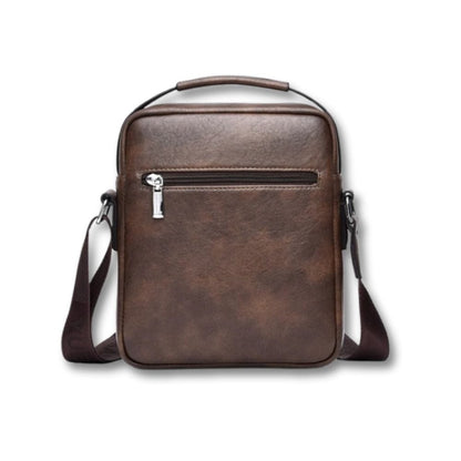Sacoche en Cuir Homme | Vento Marron/Noir