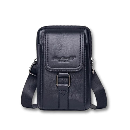Sacoche en Cuir Mini pour Homme | Kaelen Black / Cuir