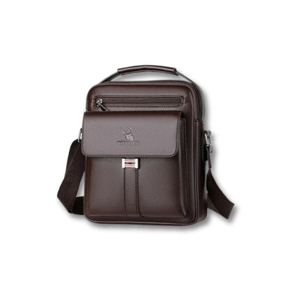 Sacoche en Cuir pour Homme | Orion Marron / Cuir