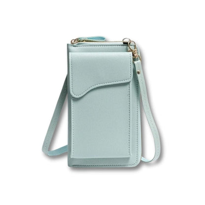 Sacoche Femme Bandoulière Cuir | Juna Vert / Cuir