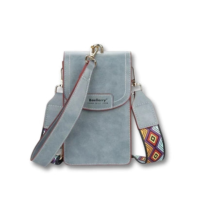 Sacoche Femme Cuir Souple | Aluna Bleu
