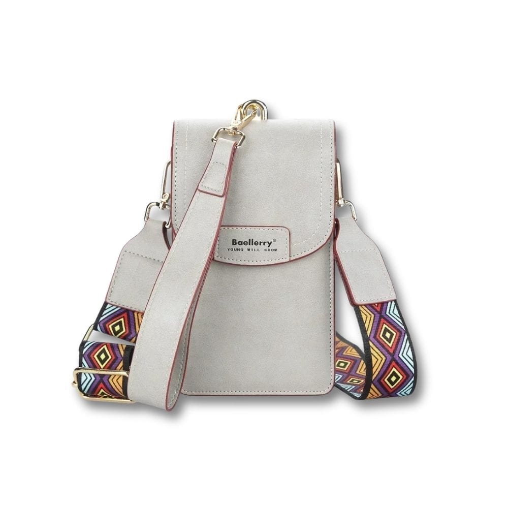Sacoche Femme Cuir Souple | Aluna Gris