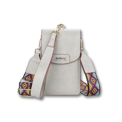 Sacoche Femme Cuir Souple | Aluna Gris