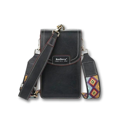 Sacoche Femme Cuir Souple | Aluna Noir