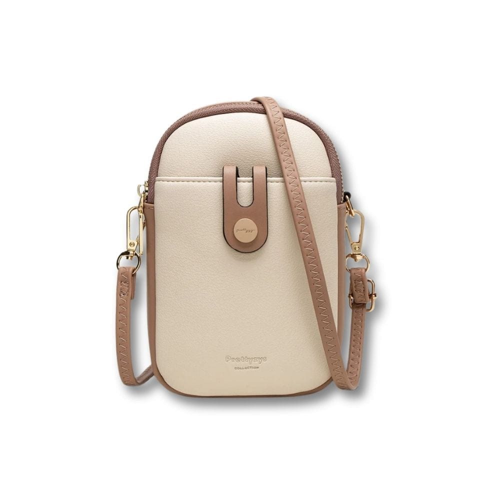 Sacoche Femme Tendance | Cléa Blanc / Cuir
