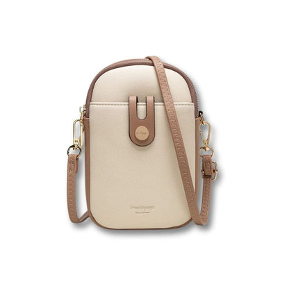 Sacoche Femme Tendance | Cléa Blanc / Cuir