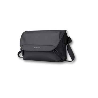 Sacoche Grande Taille pour Homme | Elyan Noir / Nylon