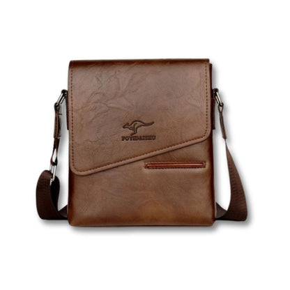Sacoche Homme Cuir Bandoulière | Aris Marron / Cuir