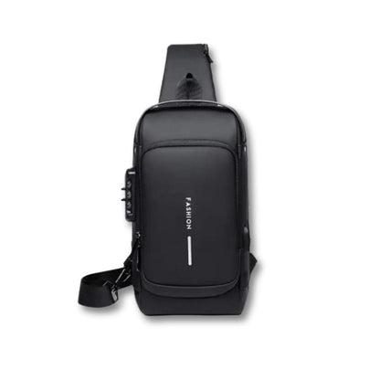 Sacoche Homme USB | Karl Noir / Nylon