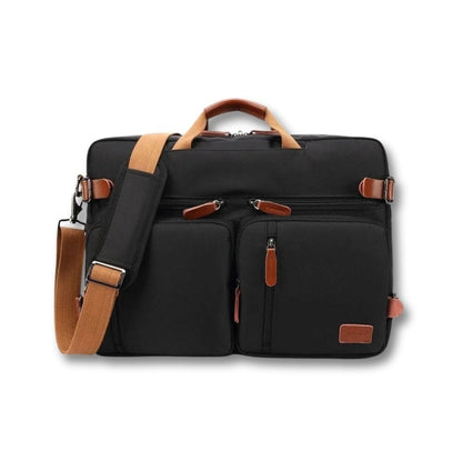 Sacoche Noir/Gris Homme Porte Documents |Zorian Noir / Nylon