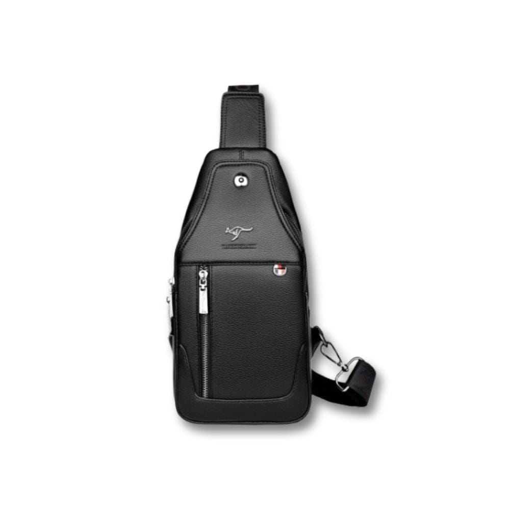 sacoche Noire Homme | Eron Noir / Cuir