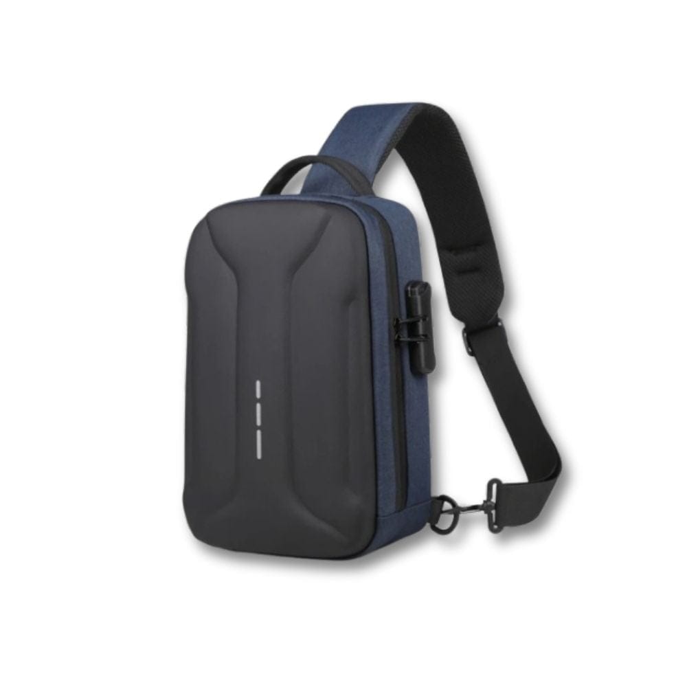 Sacoche Nylon avec port USB | Lino Blue
