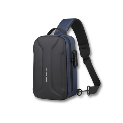 Sacoche Nylon avec port USB | Lino Blue
