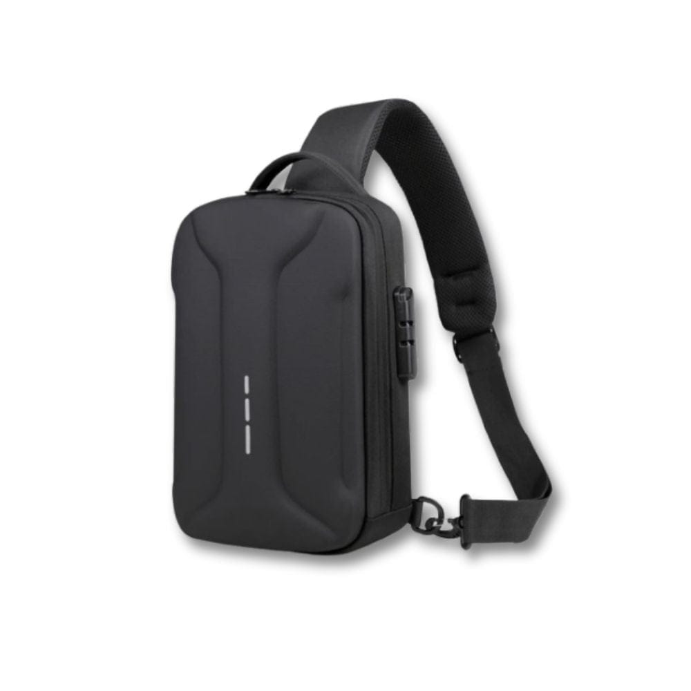 Sacoche Nylon avec port USB | Lino Noir