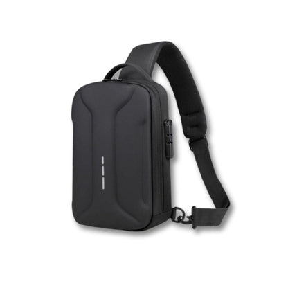 Sacoche Nylon avec port USB | Lino Noir