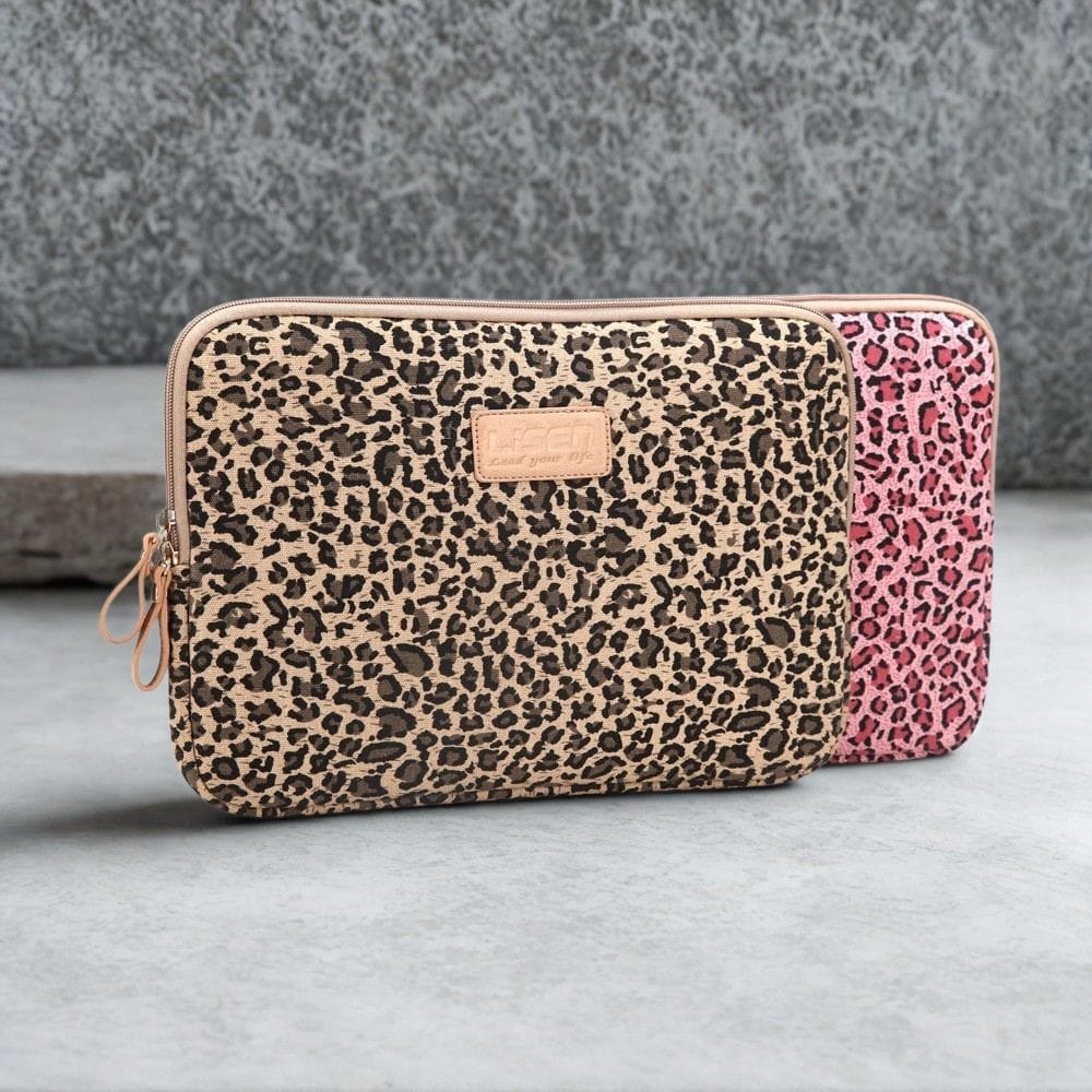 Sacoche PC/Tablette Femme Léopard | Adélis
