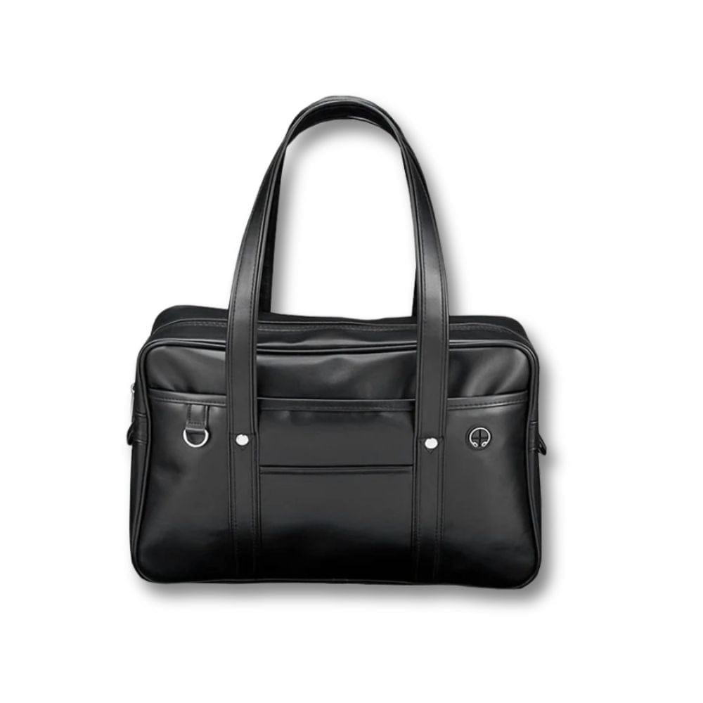 Sacoche Porte Document Cuir Femme | Amara Noir / Cuir