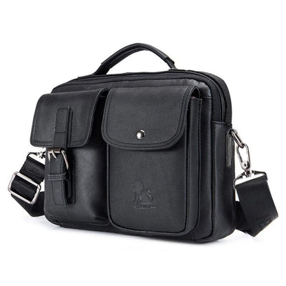Sacoche Porte Document | Elvan Noir / Cuir