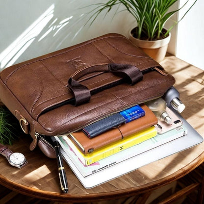 Sacoche Porte Document Homme Cuir | Bullcaptain