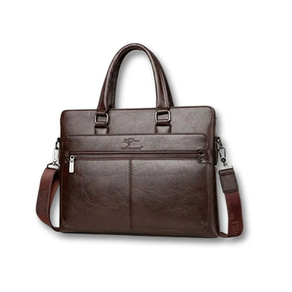 Sacoche Porte Document Homme | Seren Brown / Cuir