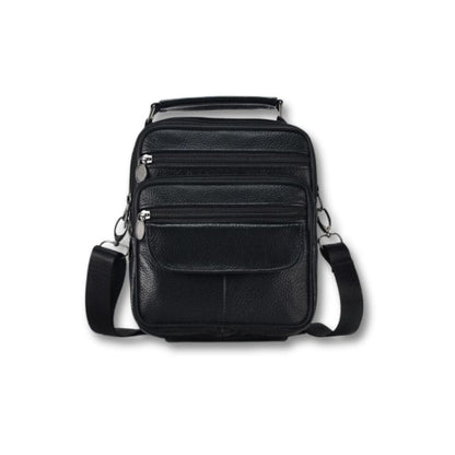 Sacoche pour Homme Cuir | Lyos Noir / Cuir