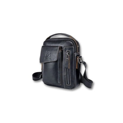 Sacoche pour Homme en Cuir | Atlas black / cuir