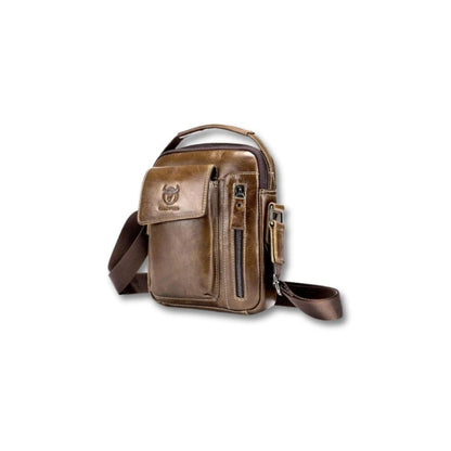 Sacoche pour Homme en Cuir | Atlas Brun / cuir