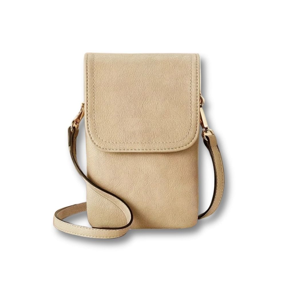 Sacoche Vintage Femme | Talina Beige / Cuir