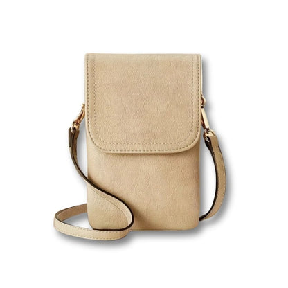 Sacoche Vintage Femme | Talina Beige / Cuir