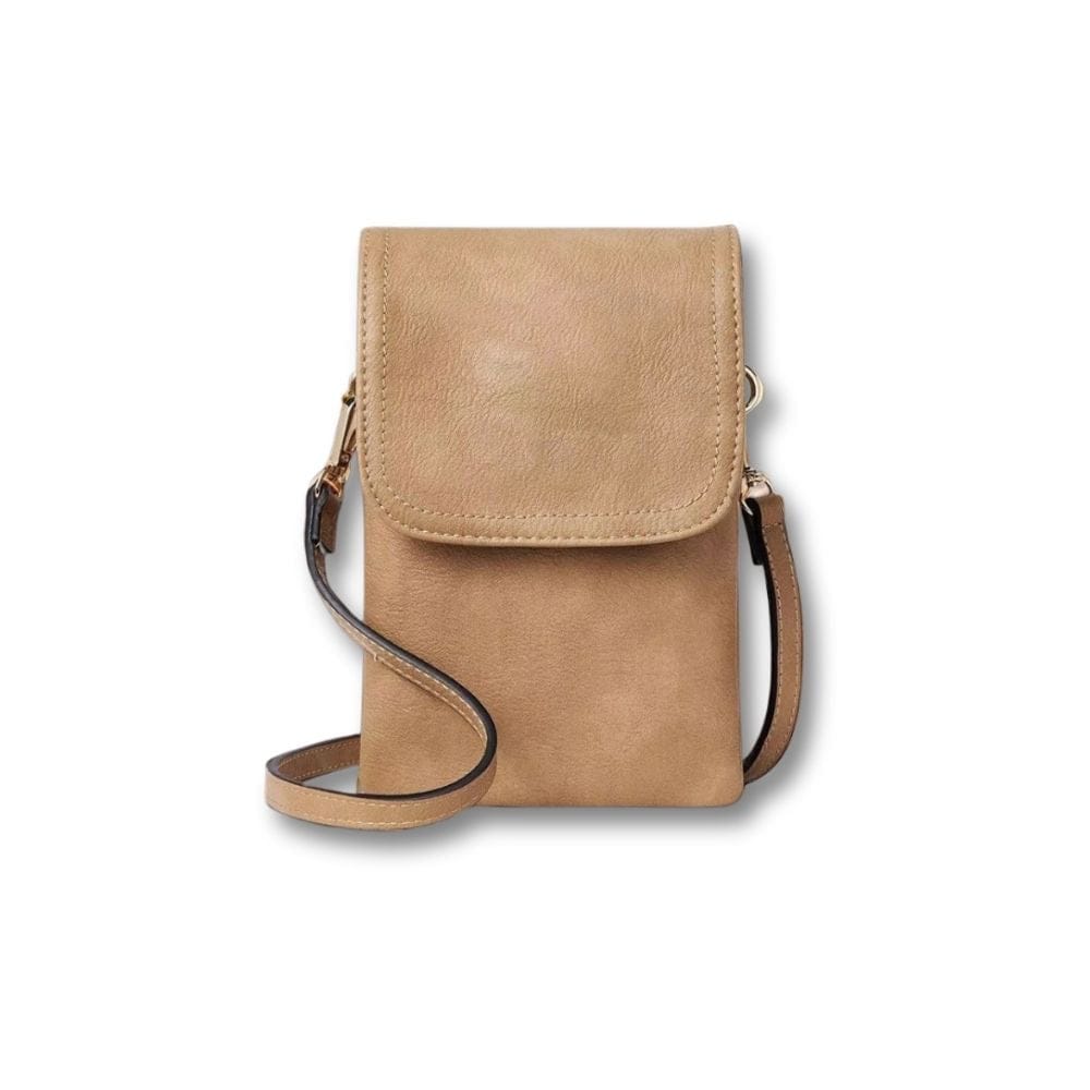 Sacoche Vintage Femme | Talina Kaki / Cuir