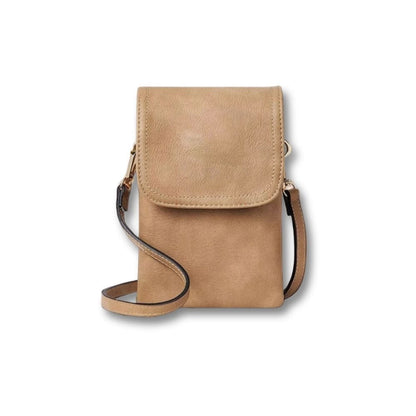Sacoche Vintage Femme | Talina Kaki / Cuir